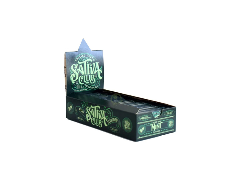 Sativa Club Celulosa Regular sabor Menta x22 Unidades 